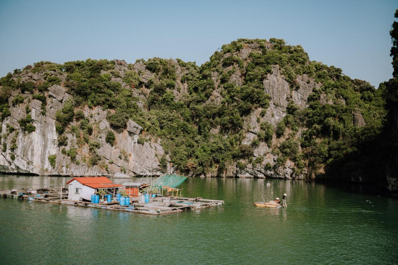 Cat Ba Bay Cruises Hotel Dong Khe Sau Kültér fotó